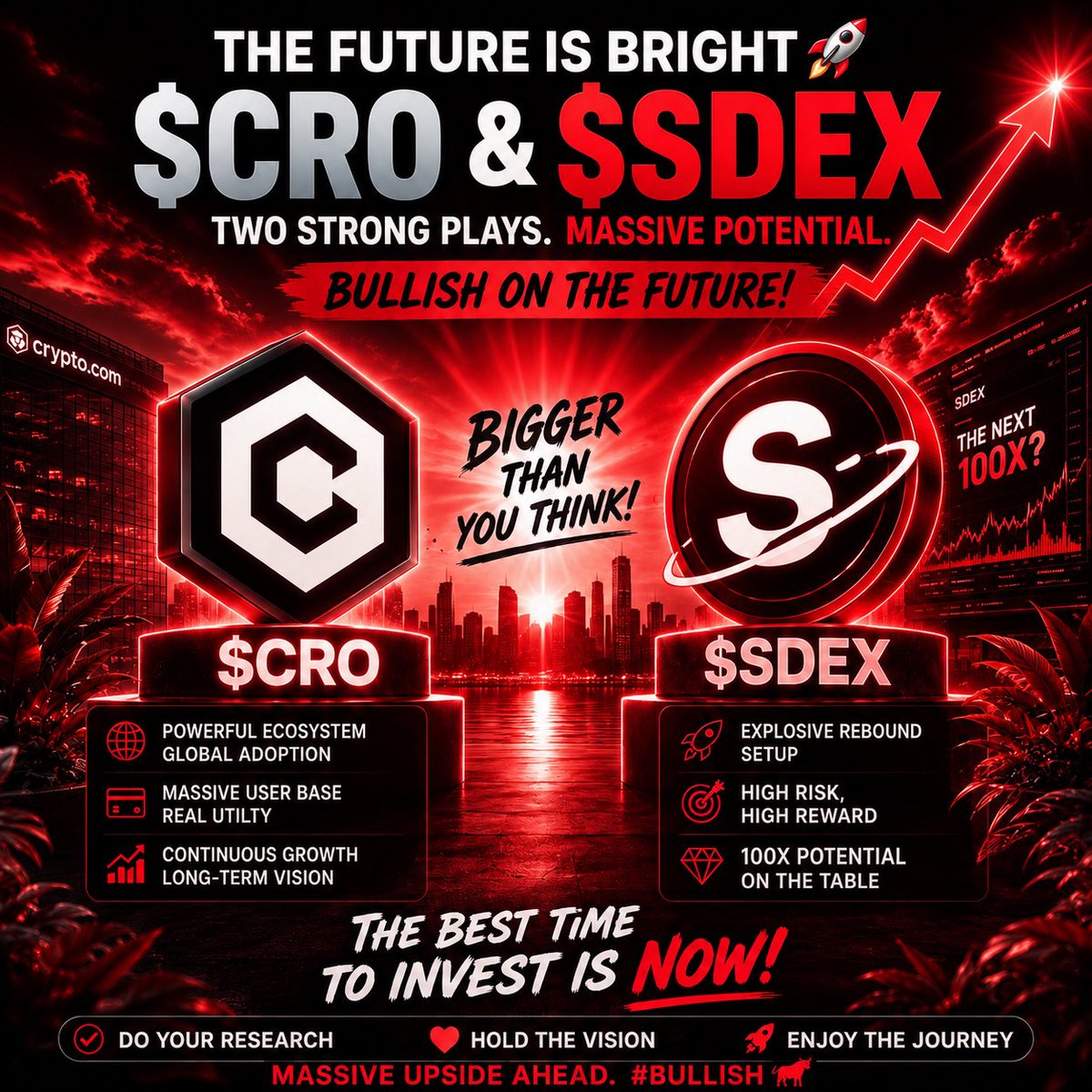 rubeludo's tweet photo. @cryptorover $CRO $SDEX #Crypto #Altcoins #Bullish #CryptoGems #100x #AltcoinSeason #DeFi #Web3 #CryptoTrading https://t.co/KnQBkd0bzs