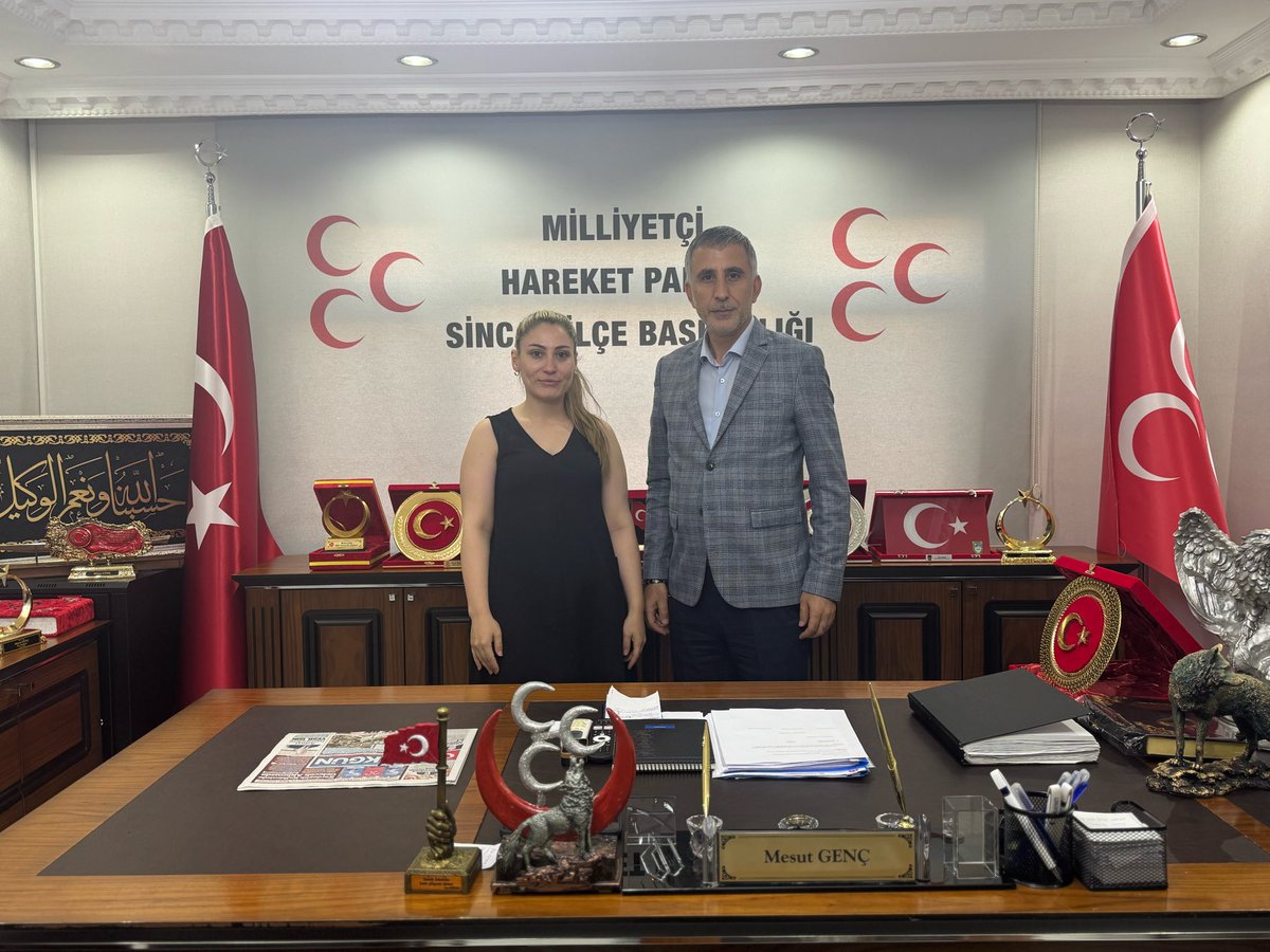 mhpsincan06's tweet photo. Avukat Sn. Ayşe Nur Kocaoğlu, İlçe Başkanımız Sayın Mesut Genç’i ziyaret etti. Nazik ziyaretleri ve hoş sohbetleri için kendilerine teşekkür ederiz. https://t.co/zlcsicji3J