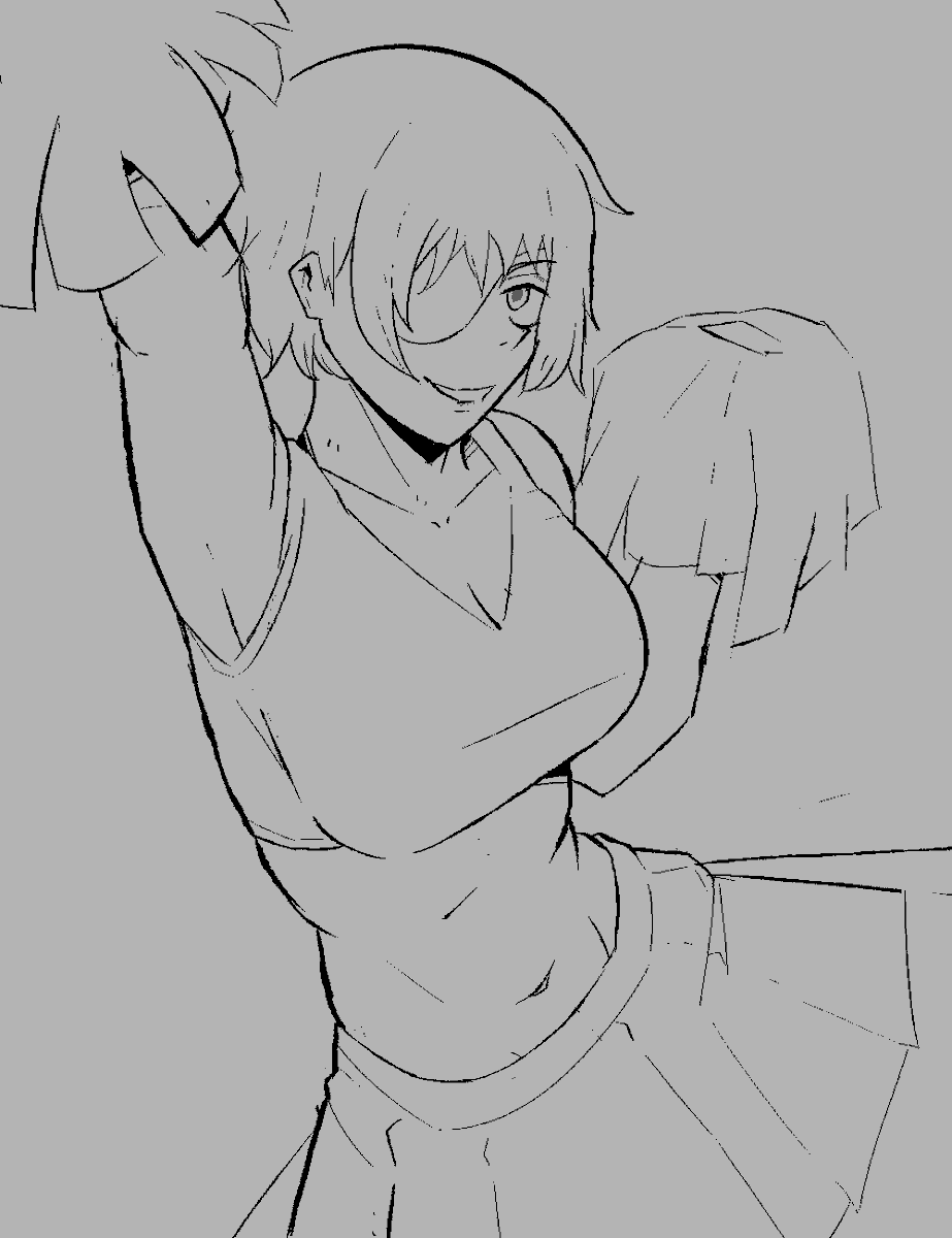 SinandTonicArt's tweet photo. Cheer Himeno wip https://t.co/AvT7A3ia5N