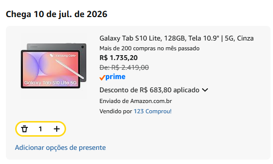 kandinhapromo's tweet photo. Galaxy Tab S10 Lite 128GB 5G
💵 R$1.735,20 no Pix
🎟️ CUPOM: CORREPRIME

🛒 Link do produto:
https://t.co/0Qfb58YV6s https://t.co/UcgaeutQgc