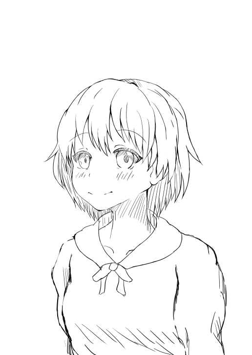 i_subaru's tweet photo. 約７年半ぶりに落書きした　手癖で書いただけだからなんのキャラっていうのはない https://t.co/jf1smjO7QX