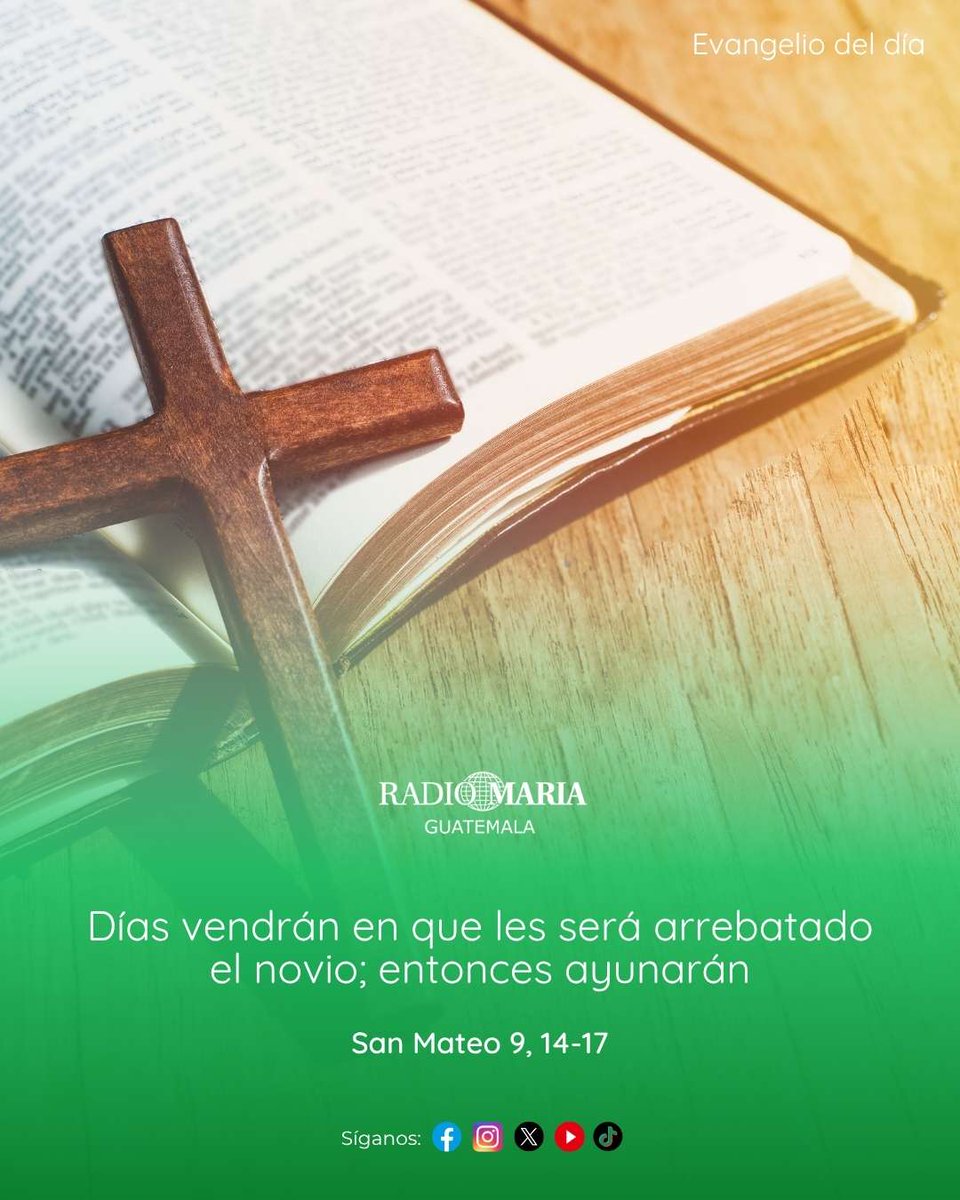 RadioMariaGuate's tweet photo. Lᴇᴄᴛᴜʀᴀs ᴅᴇʟ ᴅɪ́ᴀ
https://t.co/xugHk7x7OV

Les invitamos a ingresar a nuestra web para escuchar, reflexionar y meditar en las lecturas de hoy. https://t.co/WZu2g84jLx