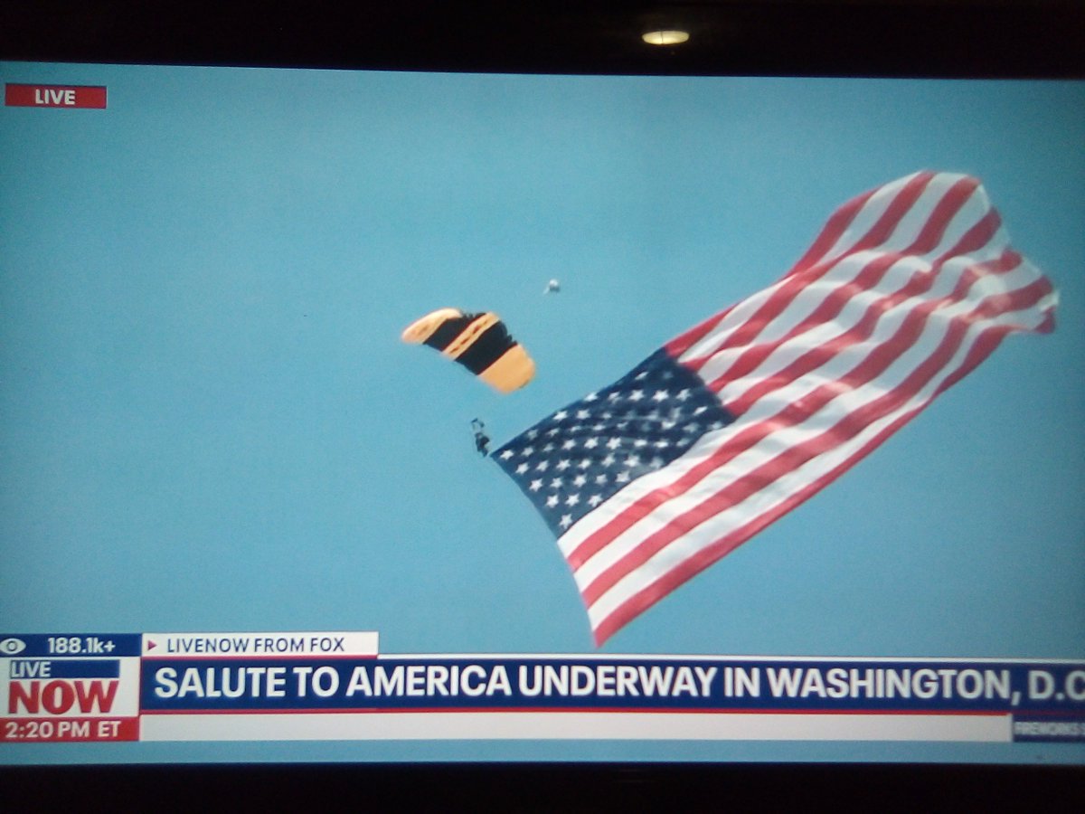 FLmanoverboard's tweet photo. Thank you Live Now Fox free on the Roku channel for being the only channel in the US to show all this non-stop patriotic coverage! 👍🇺🇸🦅💪 
#livenowfox #usa250
#usa #patriot #patriots
@RyanSchmelzFOX @NickDiPaolo
@SaltyCracker9
@RazorFist
@scrowder  
@Not_Firestine
@thevivafrei https://t.co/uhEAxfrqpo
