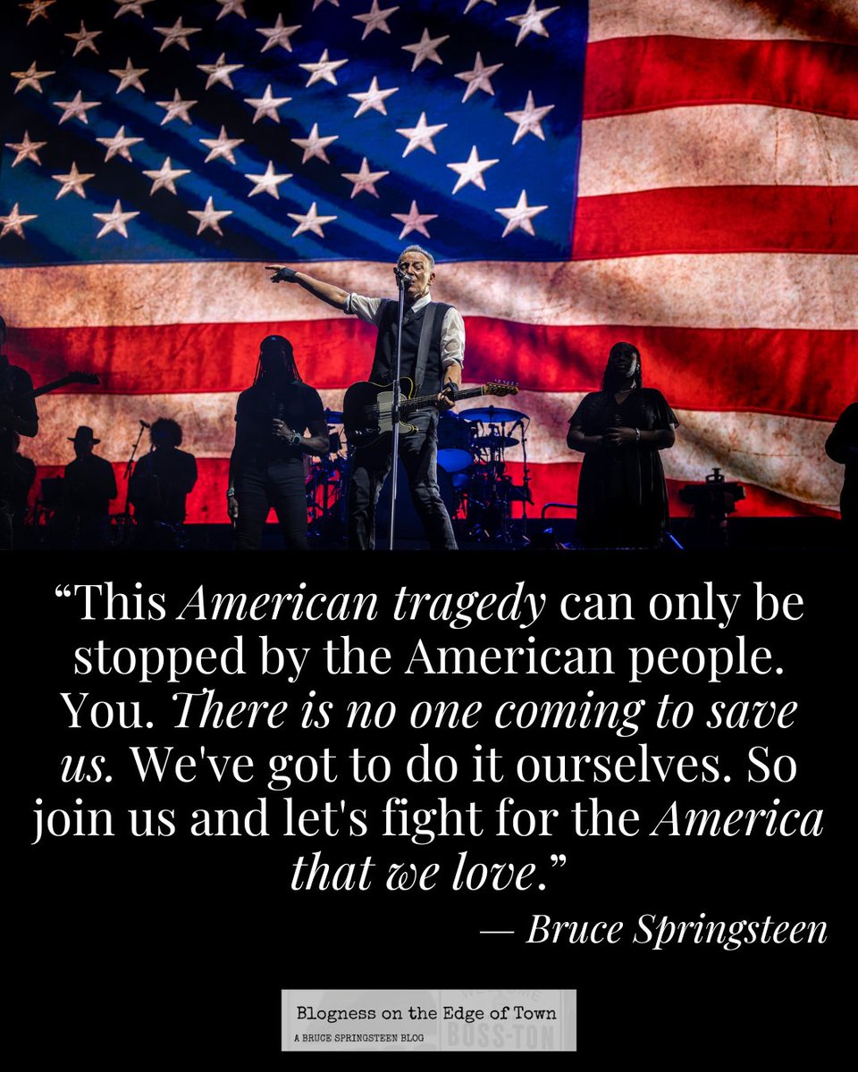 blogness's tweet photo. Some Springsteen words of wisdom this Independence Day. https://t.co/mTTBJFJuMy