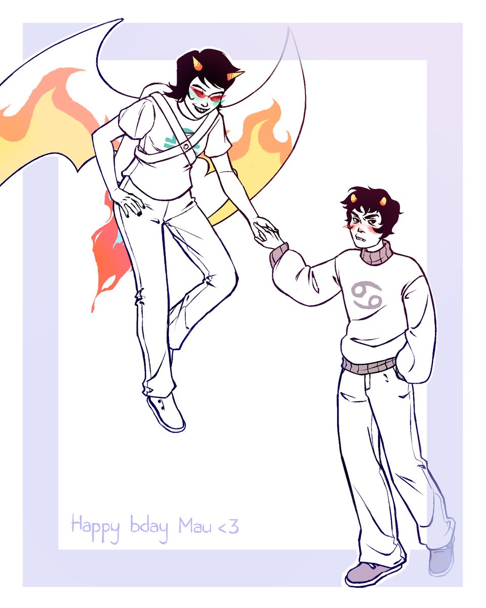 neatgargoyle's tweet photo. Gift for a friend #homestuck https://t.co/OJx5ZMb0K5