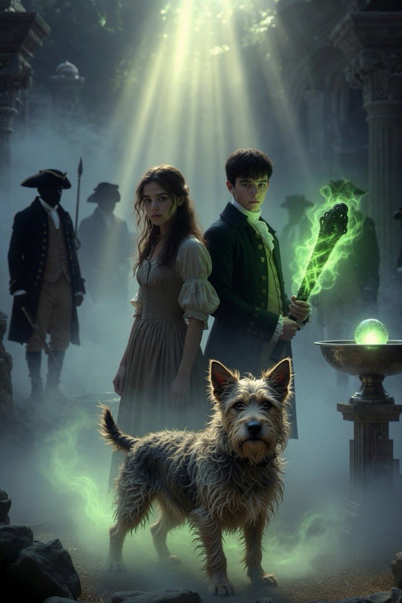 LibertysShaman's tweet photo. In the misty heart of Ebon Rae’s dark lair, young Irish shaman Rory MacArthur raises Dagda’s glowing club to break the enchantress’s curse and free Patrick Henry, Sam Adams, and the Sons of Liberty.
American Revolution meets Irish faerie magic, leprechauns, and ancient power in THE SHAMAN’S CHRONICLES: LIBERTY’S SHAMAN.
Unpublished epic historical fantasy with heart, heroism, and destiny.
Who’s ready for a story that blends 1776 with the Tuatha Dé Danann? 🇺🇸✨
#HistoricalFantasy #FantasyBooks #AmWriting #Querying #MSWL #PatrioticFiction #BookTwitter
@GlennBeck @marklevinshow @seanhannity @IngrahamAngle @BuckSexton @TuckerCarlson