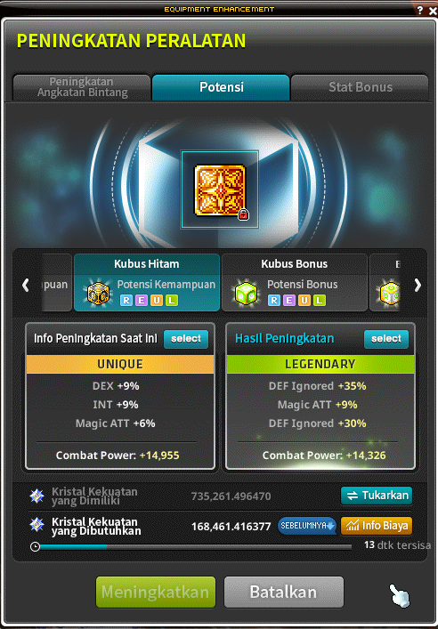 DriFx_'s tweet photo. lol rare to legend just spend 10 BC :v

#msu #maplestoryn #maplestoryu https://t.co/WOhH9CGSZC