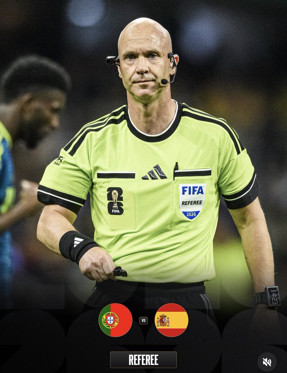 boardsonwords's tweet photo. What is it with Anthony Taylor and big matches? 🧐

#Spain  vs #Portugal 

#fifa #worldcup2026 #Ronaldo https://t.co/x47SPUOJW1