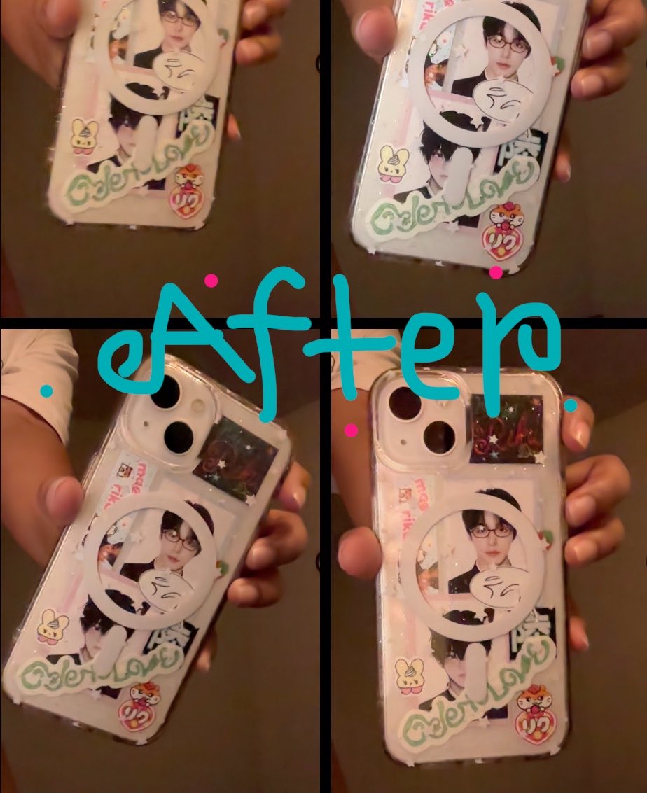 jenrikry's tweet photo. before &amp; after 🧼🎀 https://t.co/eSGkRzFSbe