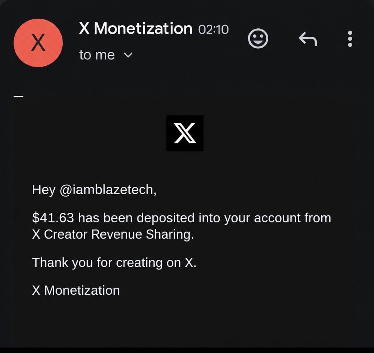 iamblazetech's tweet photo. A win is a win. Thank you Elon, thank you X 🙏

We go hard 🤞😭💔 https://t.co/4tlvXYYGID