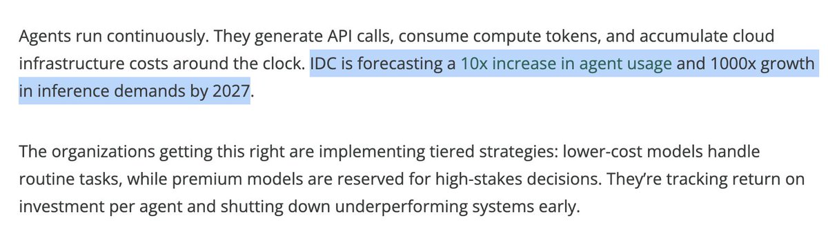 wliang's tweet photo. It doesn’t matter if you’re team $NBIS or team $IREN, or invested in other solid picks like $CIFR, $CRWV, etc.

We’ll all win in the end…

Agentic AI is going to make the current compute demand look small.

Reminder that a simple prompt ~1,000 tokens. An agentic task burns 100k to 1M+...

Now imagine that, but running 24/7 across every timezone. Utilization that was built around "peak human hours" will become irrelevant.

Cursor, Claude Code, coding agents in general... this is the first real agentic wave and it's already stressing capacity.

Now imagine agents rolled out across legal, healthcare, pharmaceuticals, etc.

Enterprise adoption is still under 30%, and most of that is just chatbots... not agents.

Same reason I'm not worried about potential capex cuts or $META’s "excess compute" claim.

Demand was never the worry.