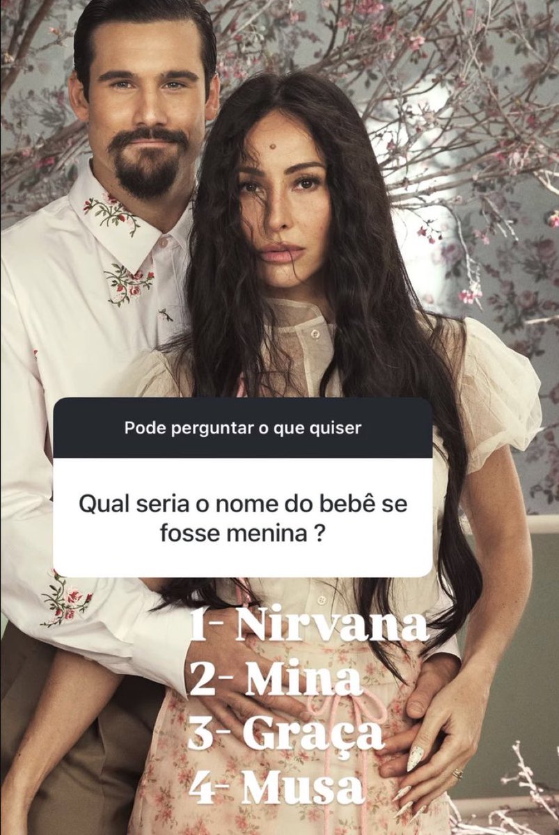 updatecultura's tweet photo. Sabrina Sato revela que “Nirvana, Mina, Graça e Musa” são algumas das SUGESTÕES caso esteja GRÁVIDA DE MENINA. https://t.co/cRBO9tXQ0G