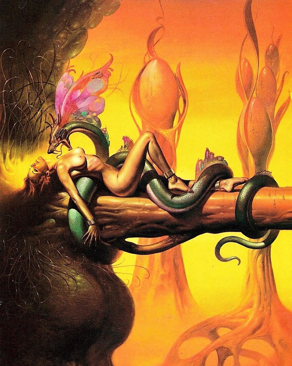 HeavyMetalInk's tweet photo. Art by the legendary Peruvian painter Boris Vallejo (born in 1941) ⚔️🔥 https://t.co/2MgG81dpIB