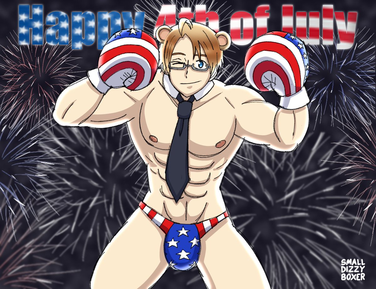 smalldizzyboxer's tweet photo. Happy 4th of July from Mr. America from Hetalia (commission) https://t.co/2aPIR4eG3E