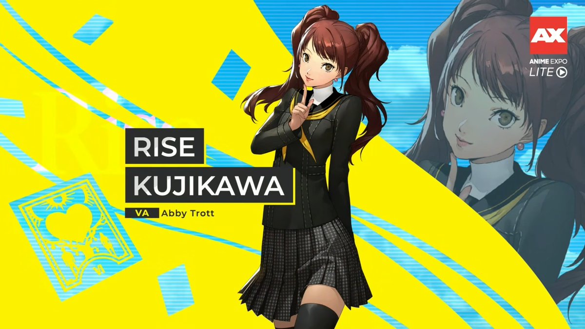ScrambledFaz's tweet photo. PERSONA 4 REVIVAL - RISE KUJIKAWA

VA: ABBY TROT https://t.co/O41keKOnOT