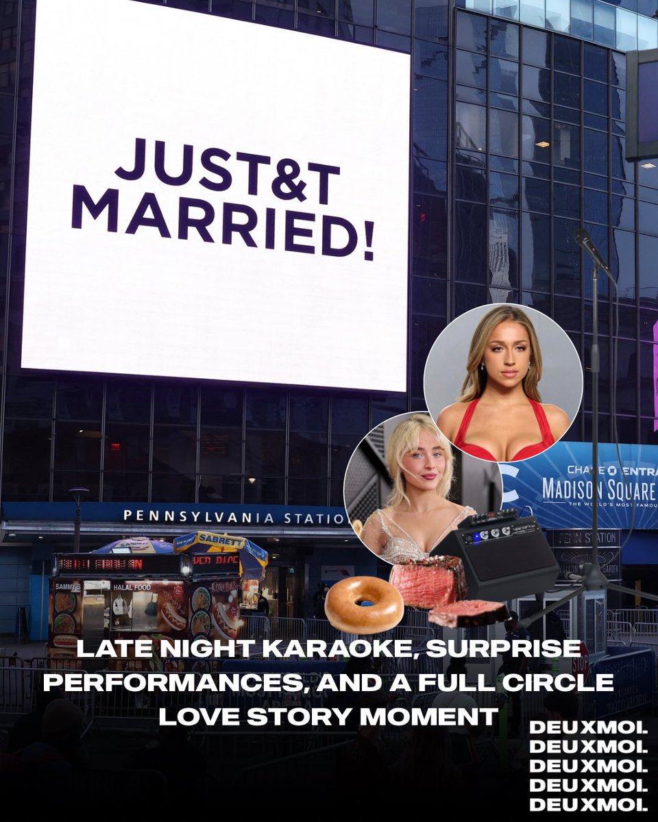 deuxmoiworld's tweet photo. Sources tell Deuxmoi that the Taylor Swift &amp; Travis Kelce wedding celebration allegedly featured late night karaoke with Ciara, Sabrina Carpenter, Kesha, The Chainsmokers, Avril Lavigne, and Tate McRae, while Paul McCartney and Stevie Nicks reportedly performed. https://t.co/n4HeDTdiFZ