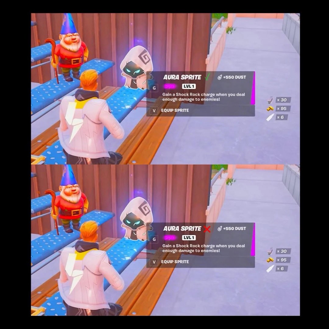 InfoFortniteES's tweet photo. CONCEPTO: Que el juego indique cuándo tenemos o no un espíritu en nuestra colección.

u/PlasmaBlast24 https://t.co/qj3Eqpm9v9