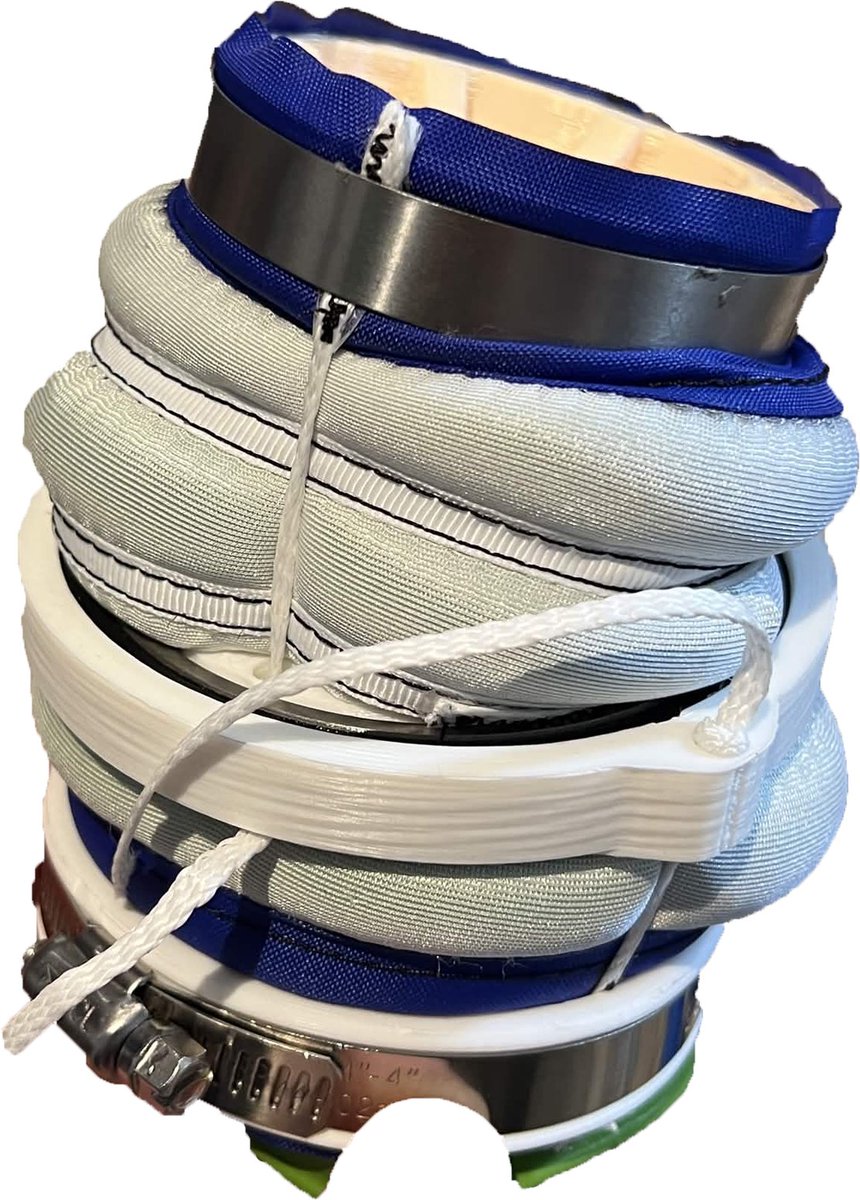 NSDS_SpaceSuits's tweet photo. Experiments from this past week: A dual-plane elbow joint; a dual plane soft joint; an external bearing rotary wrist joint for a glove. Further analysis in the comments. https://t.co/GvScEtue78