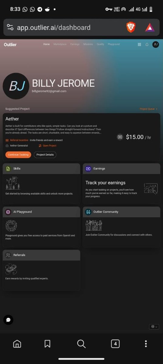 HenryDMerlin's tweet photo. Sellling an Outlier  account ,ready for earning 
Dm https://t.co/0A3H91ElJF