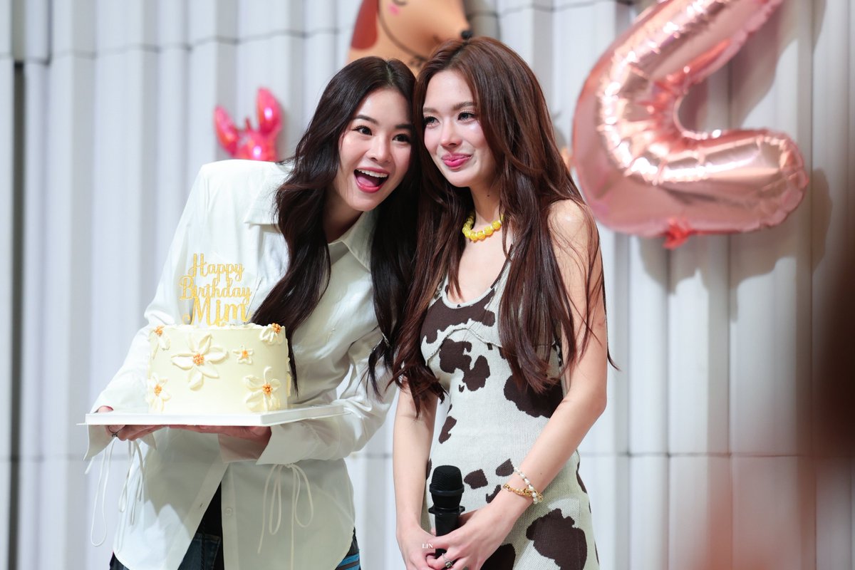 ApplemimHQ's tweet photo. Due to scheduling issues we have been absent, but we are happily resuming our celebration of our dear Mim's birthday. 

AMMIREY WITH MIM 26 BIRTHDAY
#Mimu26thbirthday 
#Mimpanthita https://t.co/gMkDkhBGVN
