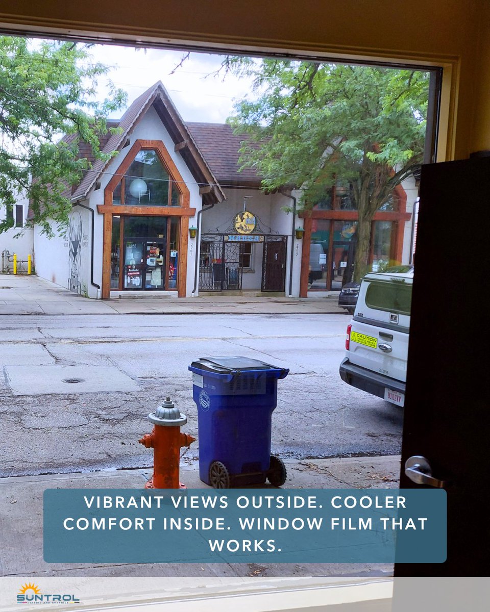 Suntrol's tweet photo. Vibrant views outside. Cooler comfort inside. Window film that works.
๐(216) 663-0801
๐https://t.co/lIHAjXXZzr
#WindowFilm #ClearViews #WindowTinting https://t.co/mNOCdeGrdd