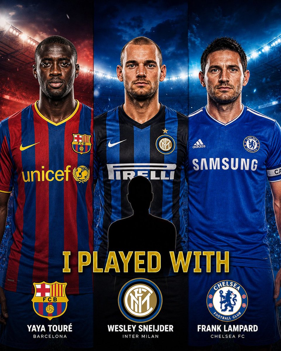 cfc_tayo's tweet photo. Guess this player! 

He played alongside Yaya Toure, Sneijder and Frank Lampard. 

Who is the player? https://t.co/GgnVwNc1ru