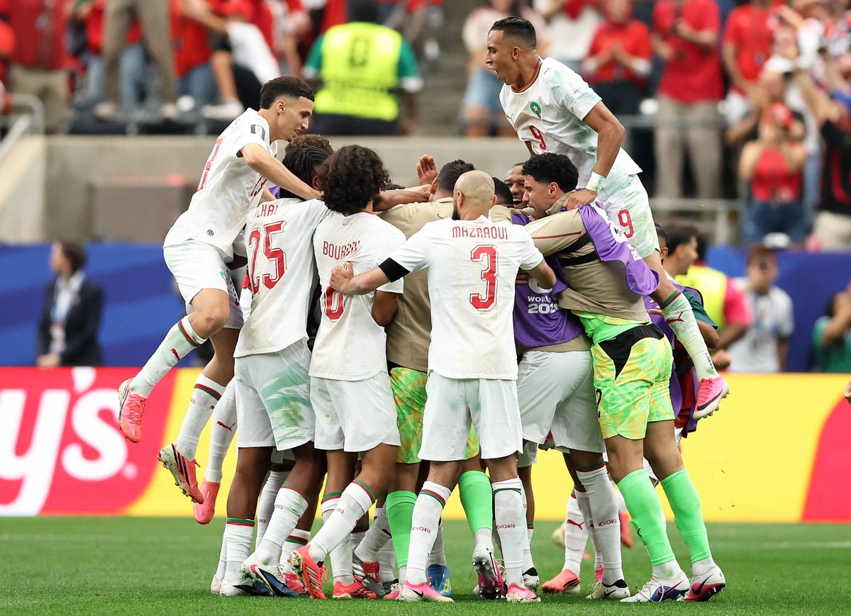 SofascoreBR's tweet photo. 🔎 l Curiosidade:

Marrocos tornou-se a primeira seleção africana a chegar duas vezes às quartas de final da Copa do Mundo FIFA. 🇲🇦🇲🇦 https://t.co/e5MR2MjwbN