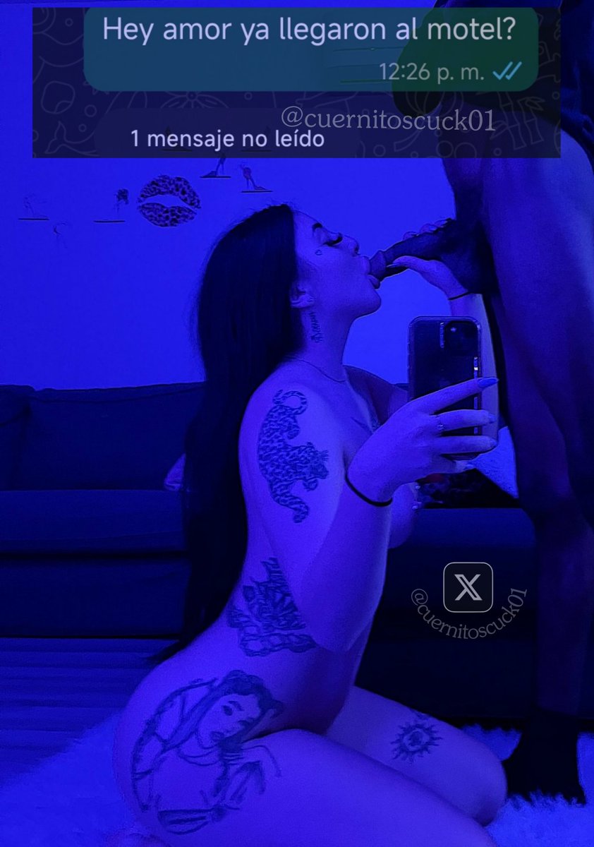 cuernitoscuck01's tweet photo. 🥰 Preguntarle a tu novia si ya llego al motel con su bull vergon y te responda con una foto así, toda hermosa y preciosa siendo la pütâ de otro 🥰

#cuckold #hotwife #BBC #EsposaPutísima #esposa #cdmx #bull https://t.co/Iv4OSrer7u