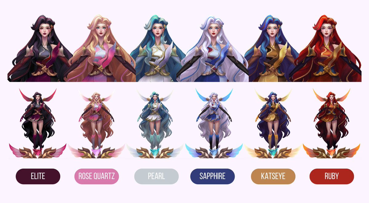 AroushTheKween's tweet photo. T1 Seraphine has got the most gorgeous chromas 💕 Whichever Rioter worked on these did a fabulous job 🤩 

This is the first time Worlds skins are getting so many of these ✨ We are so lucky Keria picked Sera 🥹🥲

#Seraphine #T1 #Keria https://t.co/XLd0X0gzuD