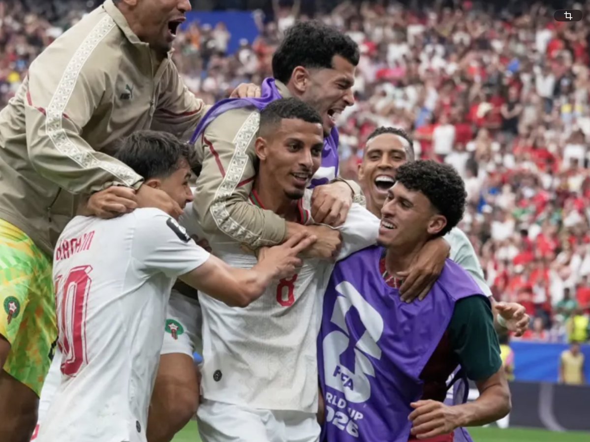 lamacope's tweet photo. Marruecos ya es una realidad del fútbol Mundial

Otra vez entre los 8 mejores del mundo https://t.co/pAPQezo8AI