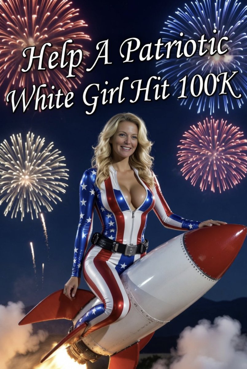 southgrace427's tweet photo. OK all my Patriots Warriors and Friends...
I have this fantastic Patriotic White Girl...
She needs 500 more friends to break 100K...99.5 now
I know all you friends of mine follow me...
@southgrace427 
And X squelches me so I thought I'd give this a test...
It's a Repost for this Badass White Girl to get more reach...
My goal is by August...so even picking up 50-100 people outside my friend circle is a great start...
I'll keep posting my crazy content...and we stick together...
LFG 250 America seems to be the perfect afternoon...
I'm drinking...Dat Azz is on Ice so who knows...
You guys are the BEST!
🤣😂🥃🪻🚀🔥🧨🎇