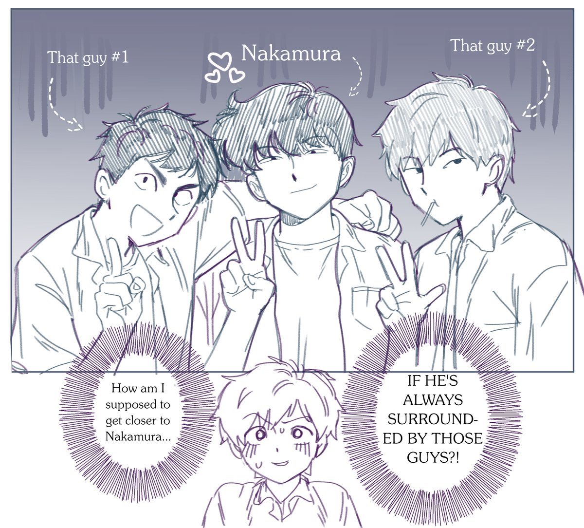 KuvaKuuuuva's tweet photo. #nakahiro #NakahiroSummerWeek day 3: Freaky Friday (but it's more like a whole personality swap AU)

Don't give up, Hirose-kun https://t.co/pJSEU46bQy