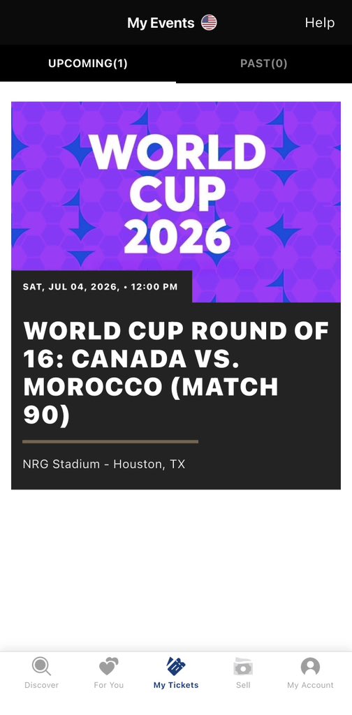 Heart4Benben's tweet photo. I’ve got 3 tickets for World Cup game Round of 16

- Canada vs. Morocco (Match 90)

Location: NRG Stadium - Houston, TX

Date: Saturday, July 4

Time: 12:00 PM

- Asking for lesser prices 
- Lower Level

— Shoot me a DM if you’re interested https://t.co/co1Pxpdxf6