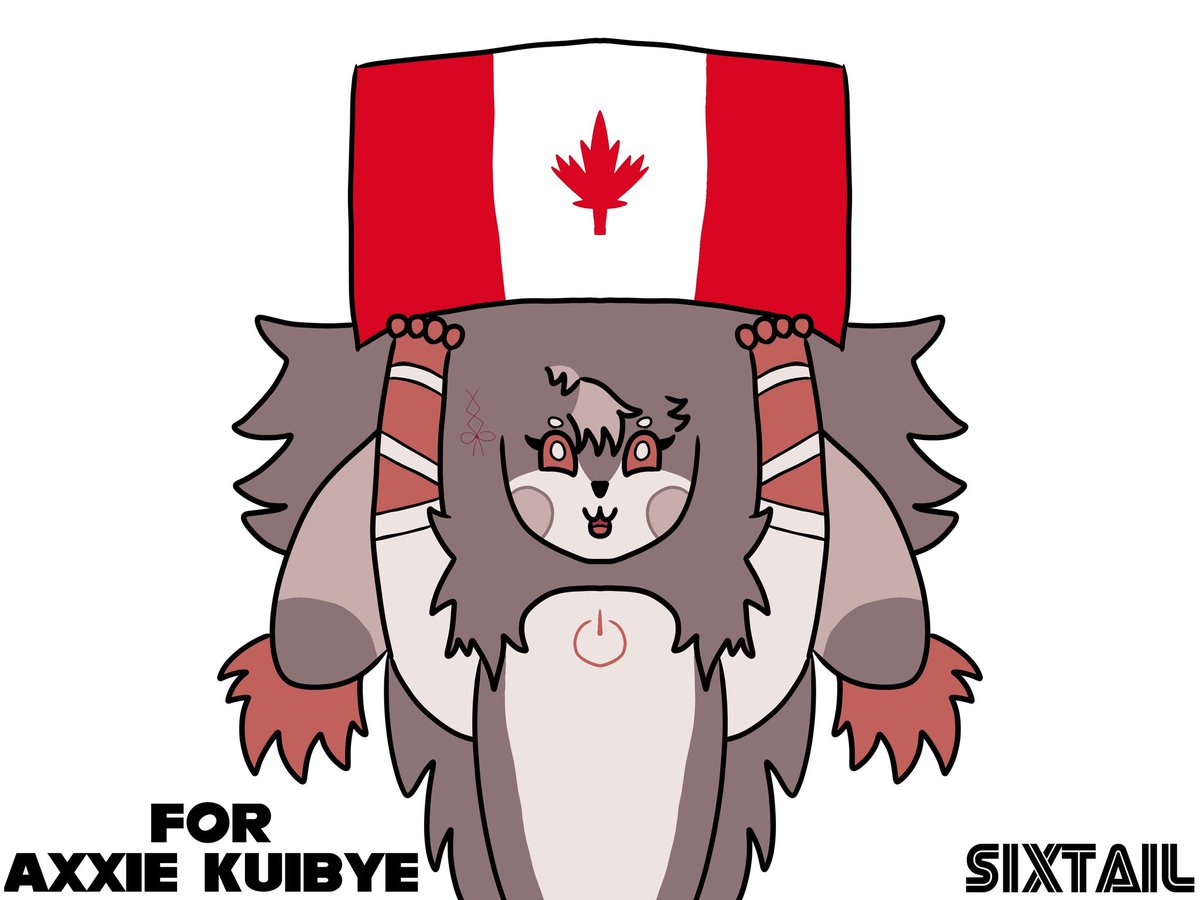 xXSixtailXx's tweet photo. Birthday gift for @Axxiekuibye 🇨🇦🍁❤️🤍❤️

#birthday #birthdaycore #birthdayaesthetic #happybirthday #furry #furryfandom #furrycommunity #furrycore #furryart #furryartwork #furryfanart #kitsune #fox #firealpaca #firealpacaart #wacom #wacomone https://t.co/urxQzqsBaE