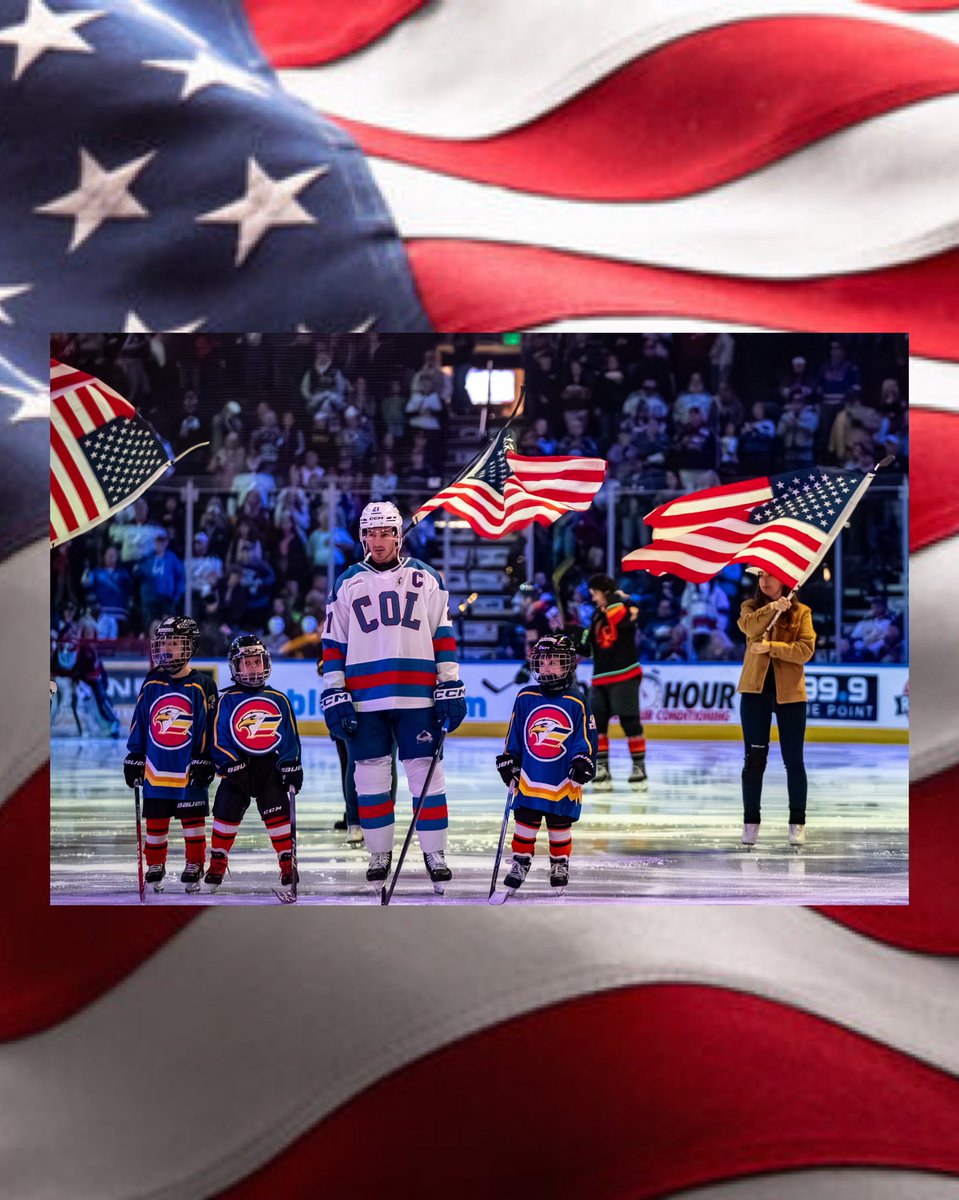 ColoradoEagles's tweet photo. Feeling: Patriotic 🇺🇸

Happy 4th of July, Eagles Country 🦅 https://t.co/Tc3die0Uc8