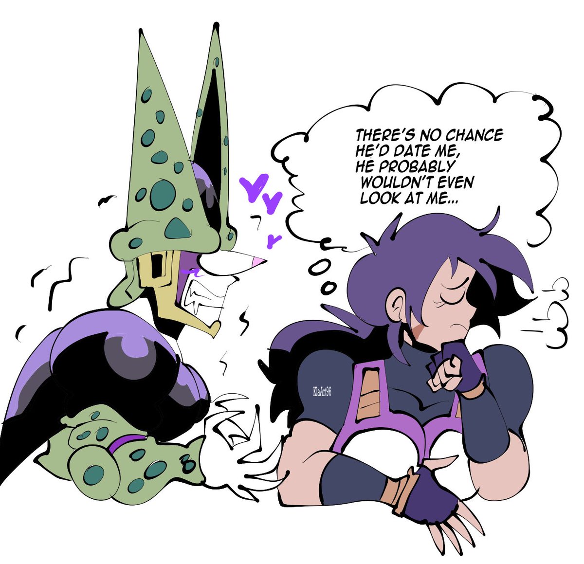 The perfect chance 😂💚💜✨ #dbzoc #dragonball #perfectcell