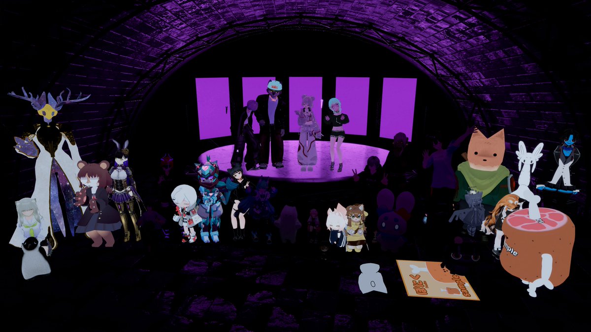 Dewey_g02's tweet photo. Re:MINISCENCE Vol.04 二重性
最後は集合写真で！
あっという間に終わってしまったね

#VRCレミニセンス #VRChat https://t.co/iPz3dPiLvi