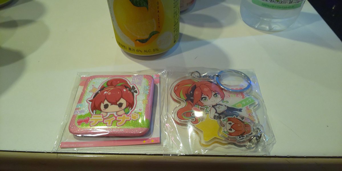 Reeze_BPSR's tweet photo. オフ会でもらったティナちゃんグッズ！！ https://t.co/wnGdpGV6rv