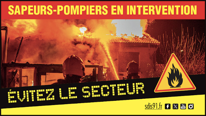 sdis91's tweet photo. 🚨 🔥 Les sapeurs-#pompiers du @sdis91 interviennent pour un #feu A L AIR LIBRE, sur "@VilleRisOrangis", quartier HYPODROME. Merci de respecter le périmètre de sécurité et de faciliter l’accès des #secours - #secours @Prefet91 #essonne https://t.co/3Y0u0Zd38k