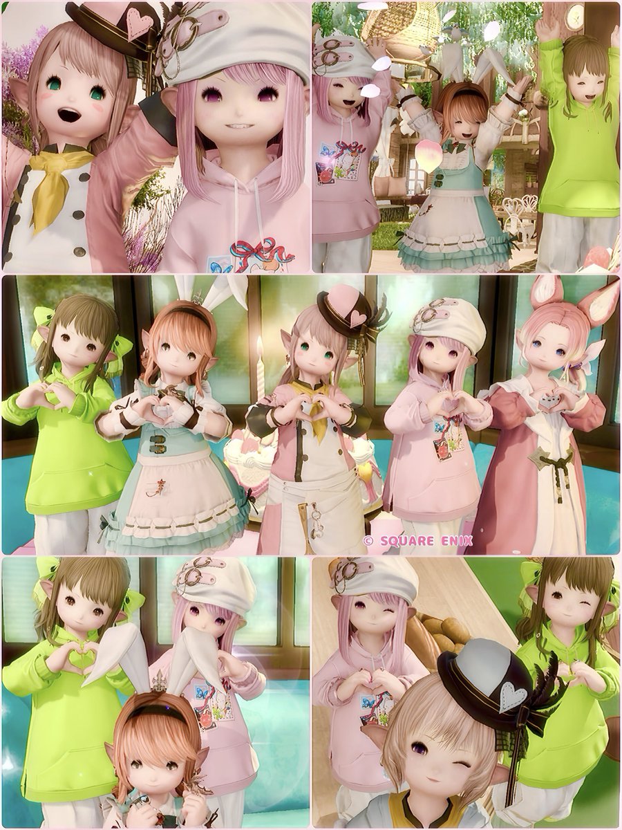 miniminiha's tweet photo. 🎂ヾ(*´▽｀*)ﾉ🎂ぱんちゃん🌈お誕生日おめでとうきゅ〜🎶ふぇにーたんの焼いたケーキ🎂すごく美味しかったきゅ〜🍰💖
 #ぱんちゃんカフェ #ララフェル https://t.co/ayPs7rZZsk