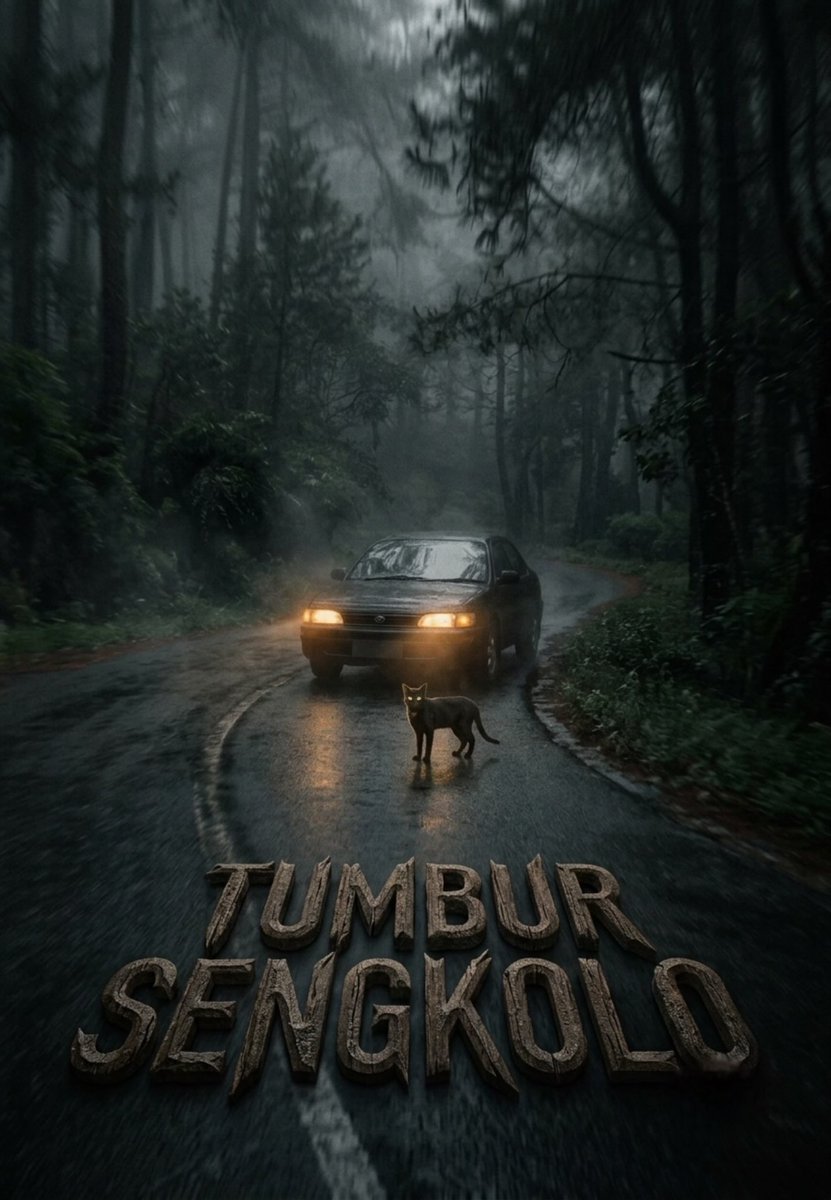 Nusa62story's tweet photo. TUMBUR SENGKOLO

Kisah horror ini bukan tentang sosok putih yang melompat di spion, atau tangisan perempuan di atas pohon. Ini tentang sesuatu yang lebih purba dari itu. 

Ini tentang Sengkolo—hukum adat tak tertulis di tanah Jawa yang mengikat logika dan mistis dalam satu tarikan napas. Jika algoritma mempertemukanmu dengan tulisan misteri ini, luangkan waktu sejenak, kunci pintumu, dan bacalah sampai baris terakhir. 
Karena setelah malam ini, caramu memandang kegelapan di jalan raya tidak akan pernah sama lagi.

@IDN_Horor @bacahorror @ceritaht 
#kisahhorror #ceritahorror #urbanlegend