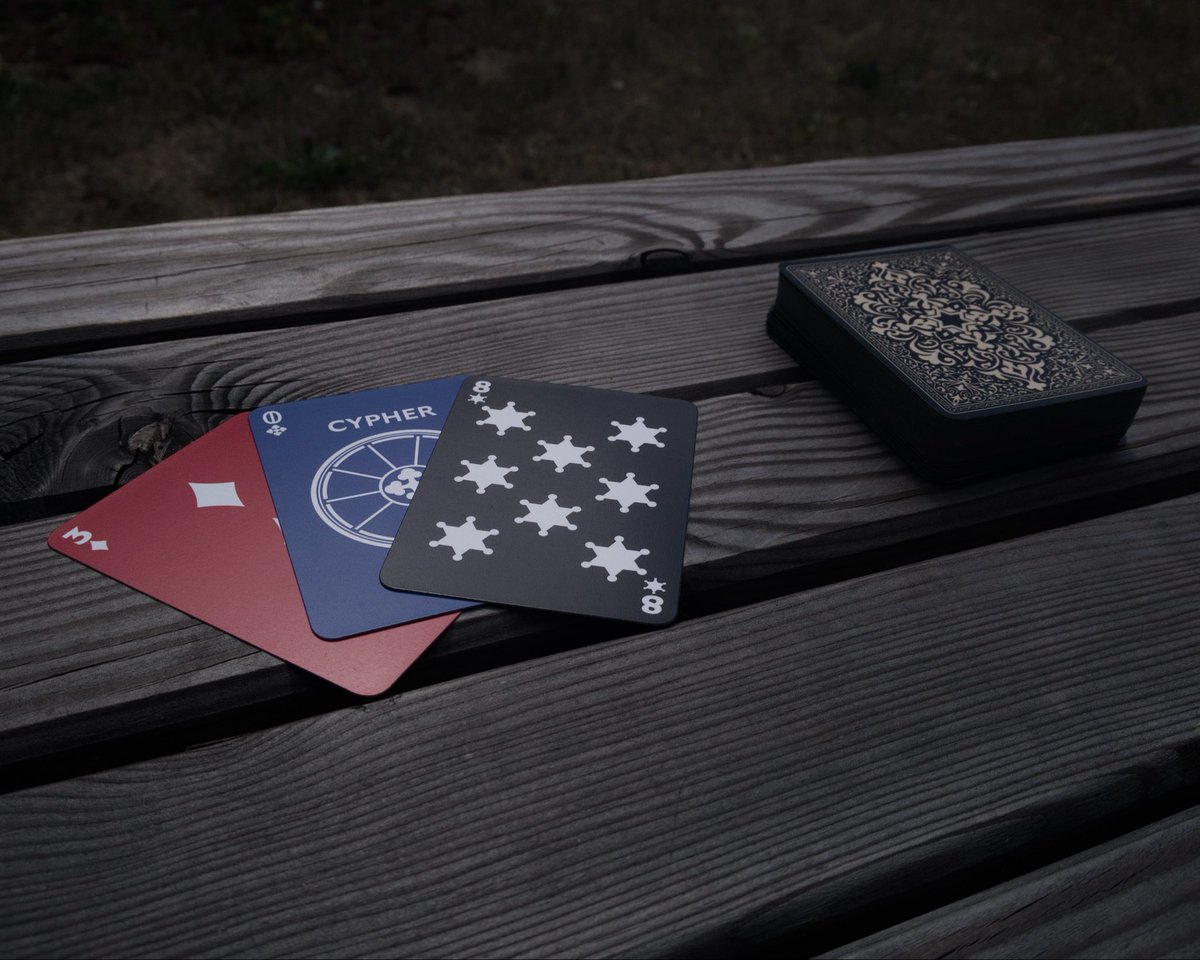 allmergames's tweet photo. Inspired by the 50 States, American Playing Cards is a complete redesign of the standard deck. Five suits. Three colors. No face cards. It strips away convention and replaces it with a system built for original play.

Find out more on https://t.co/PSx2FZvias! https://t.co/YUFufr9HYr