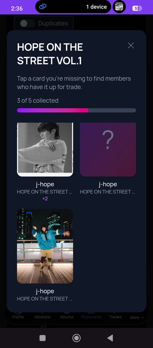 @b_cdapp Lucky day 🍀🥹 I got 4 album's 7% pc today.