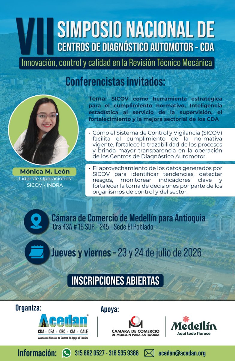 ACEDANORG's tweet photo. CONFERENCISTA INVITADO AL VII SIMPOSIO NACIONAL DE CENTROS DE DIAGNÓSTICO AUTOMOTOS - CDA
LINK REGISTRO
https://t.co/faf50cquD4
1 min https://t.co/srKJNKFJys