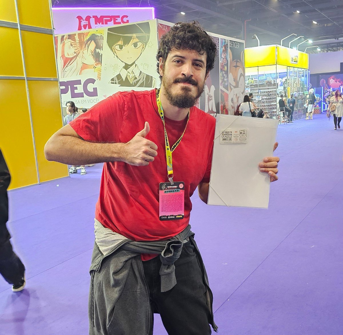 EngineLobo's tweet photo. BOM DIA DE TERCEIRO DIA DE ANIME FRIENDS
O vazamento oficial do Monstrobolso continua, quem eu vejo hoje? https://t.co/ezjlKp4n7V
