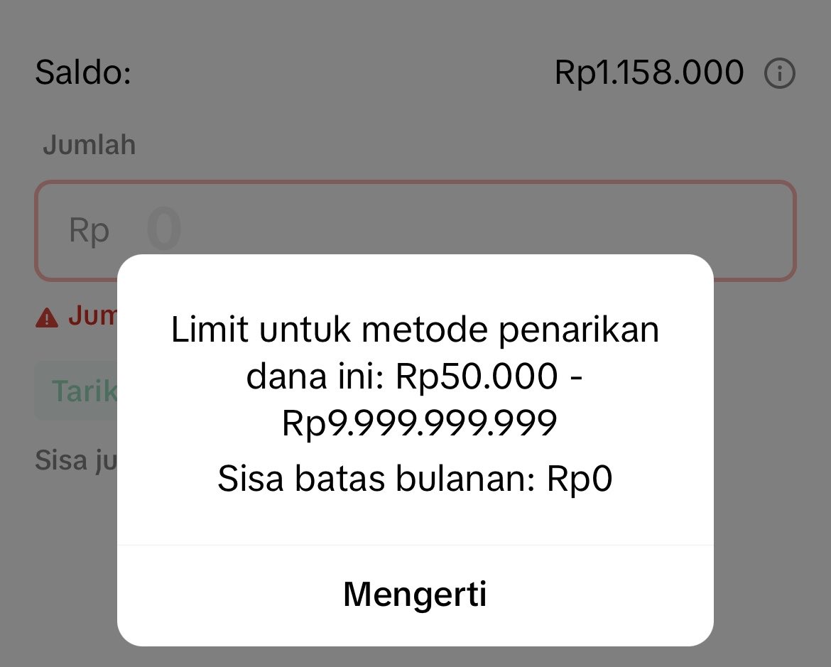 clrssia's tweet photo. Tokped lama2 makin gak jelasss!!! Narik saldo sendiri aja kena limit kocakkkk bangett duit sendiri ditahan wkwkw @TokopediaCare @tokopedia https://t.co/c395b7Fpja