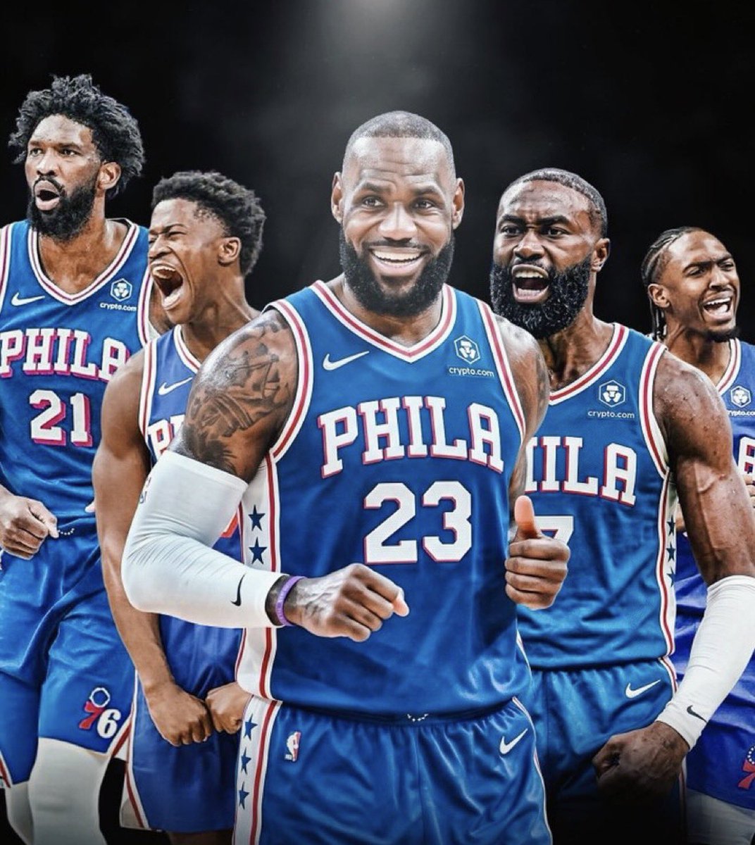 RichJohnsonNFL's tweet photo. BREAKING: LeBron James is signing with the Philadelphia 76ers.

Philadelphia will also send a 2028 second round pick and cash considerations to Los Angeles for Bronny James. https://t.co/UMNeHwgGWw