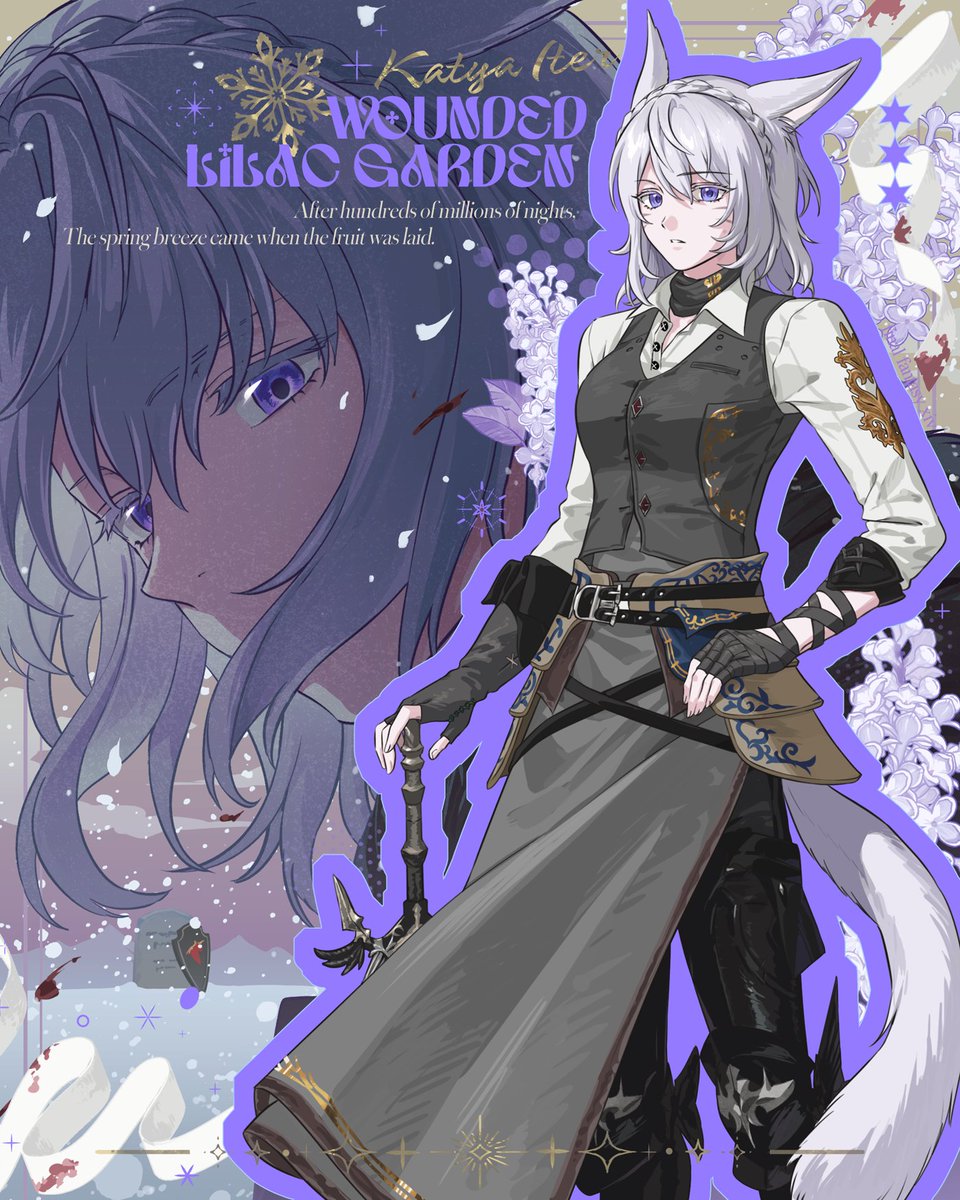 longearscom's tweet photo. 🌙❄️ Now and Then #FFXIV 
art trade https://t.co/ECGmgZUYY1