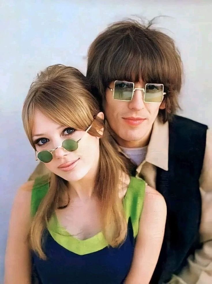 TillDanshi's tweet photo. Ref (Pattie Boyd &amp; George Harrison) https://t.co/uAq8QBdufw