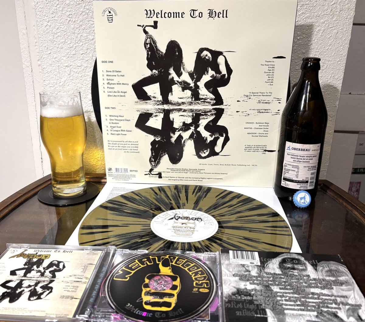 BrewsandTunes's tweet photo. @VenomsLegions "Welcome To Hell" &amp; #OberbrauBrewery Oberbräu Hel   https://t.co/znx2rVxEzX https://t.co/eGkI0OCiaG